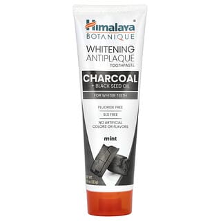 Himalaya, Whitening Antiplaque Zahnpasta, Aktivkohle + Schwarzkümmelöl, Minze, 113 g (4,0 oz.)