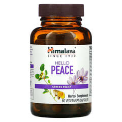 Himalaya, Hello Peace, Alivio del estrés, 60 cápsulas vegetales