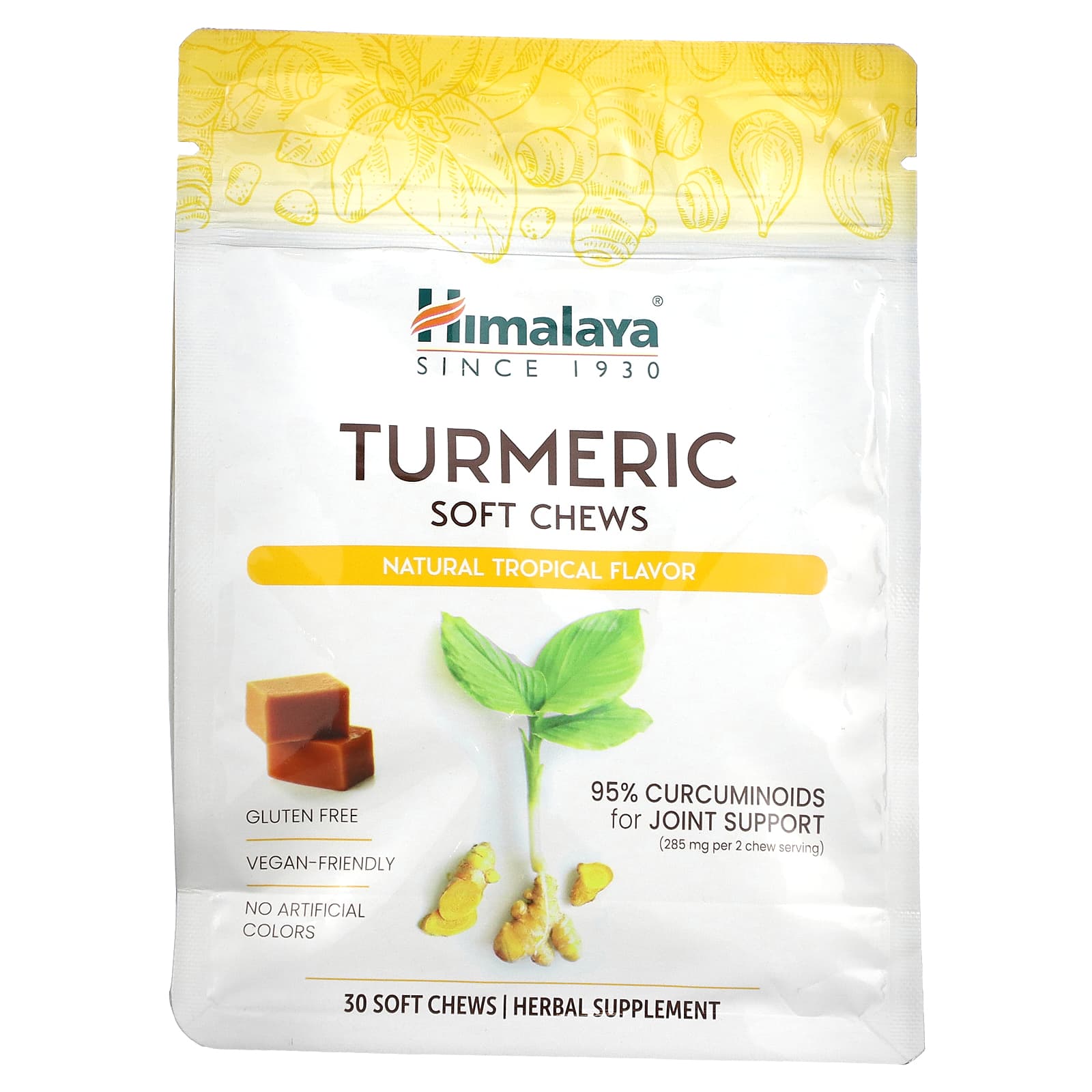 Himalaya, Turmeric Soft Chews, Natural Tropical, 30 Soft Chews