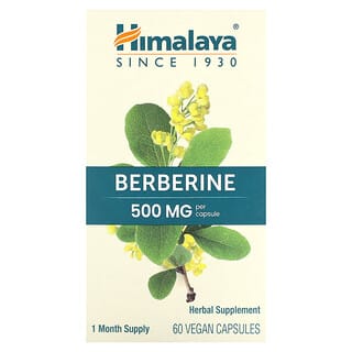 Himalaya, Berberina, 500 mg, 60 cápsulas veganas