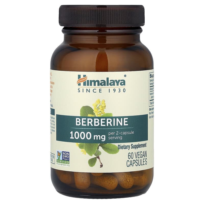 ベルベリン、ヴィーガンカプセル60粒（1粒あたり500mg）