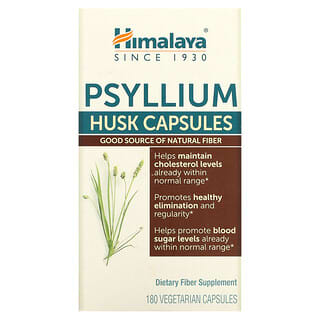 Himalaya, Capsules de cosses de psyllium, 180 capsules végétariennes