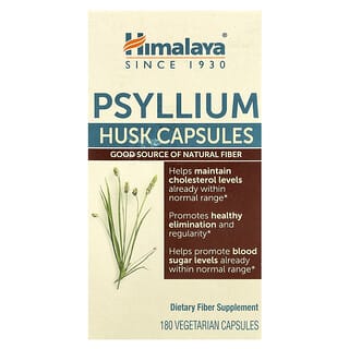 Himalaya, Kapsul Sekam Psyllium, 180 Kapsul Vegetarian