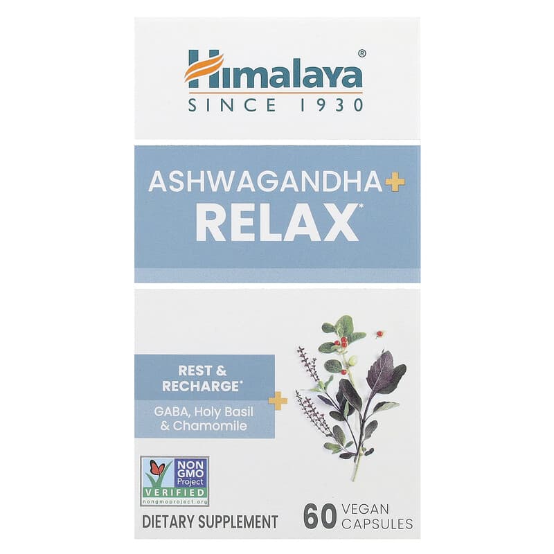 Comprimés Himalaya Ashvagandha 60 Comprimés - Bien-être Général, Naturel, Vitamine B12