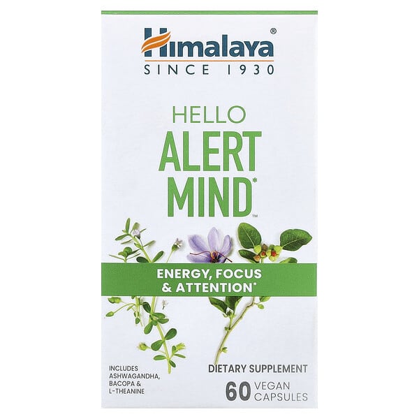 Hello Alert Mind™, 60 Vegan Capsules