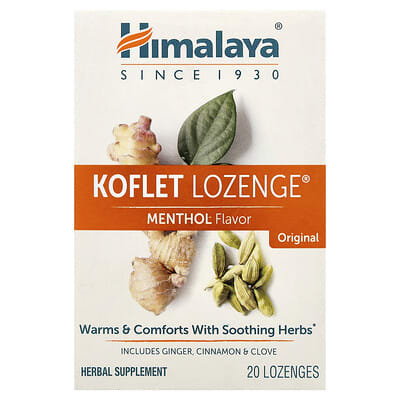 Himalaya, Koflet Lozenge&reg;, Original, Menthol, 20 Lozenges