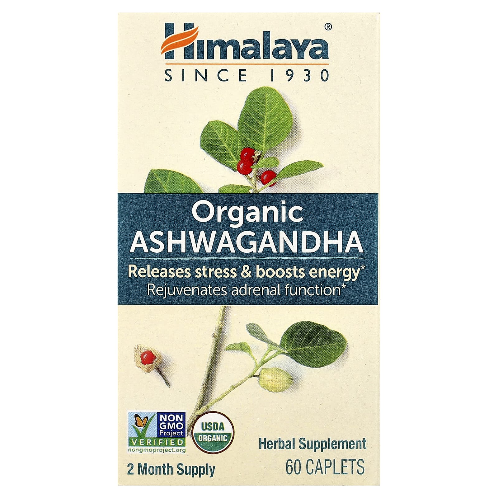 Ashwagandha、カプレット 60粒
