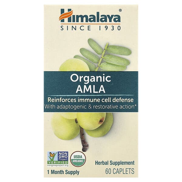 Organic Amla, 60 Caplets