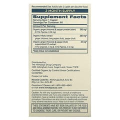 Himalaya, Organic Trikatu, 60 Caplets