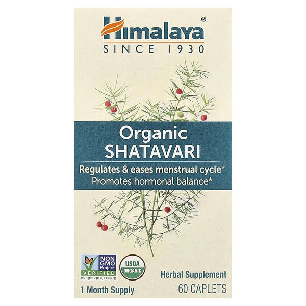 Organic Shatavari, 60 Caplets