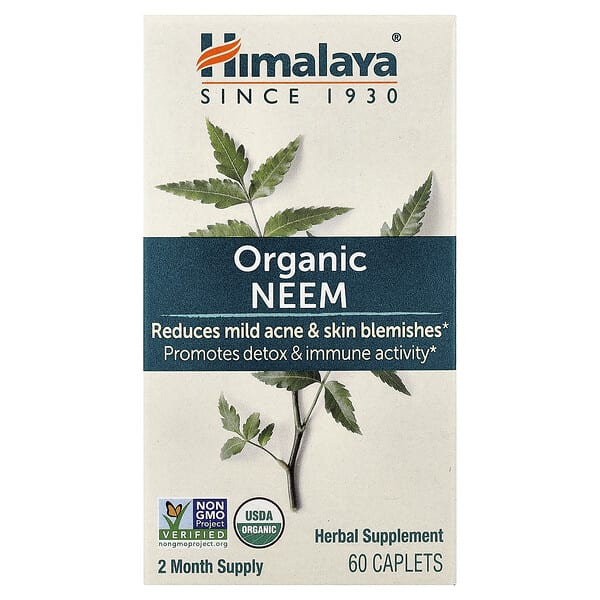 Organic Neem, 60 Caplets