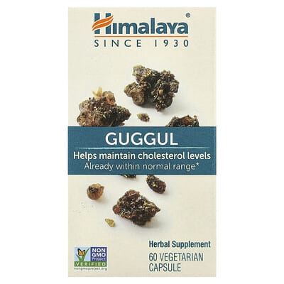 Himalaya, Guggul, 60 Vegetarian Capsules