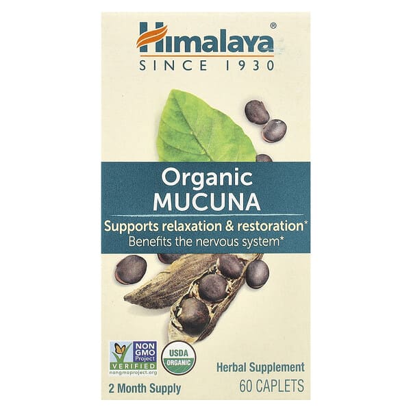 Organic Mucuna, 60 Caplets