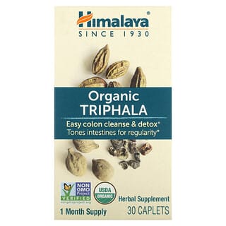 Himalaya, Organic Triphala, 30 Caplets