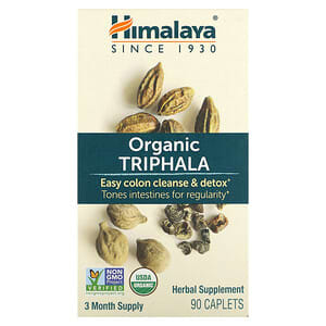 Himalaya, Organic Triphala, 90 Caplets