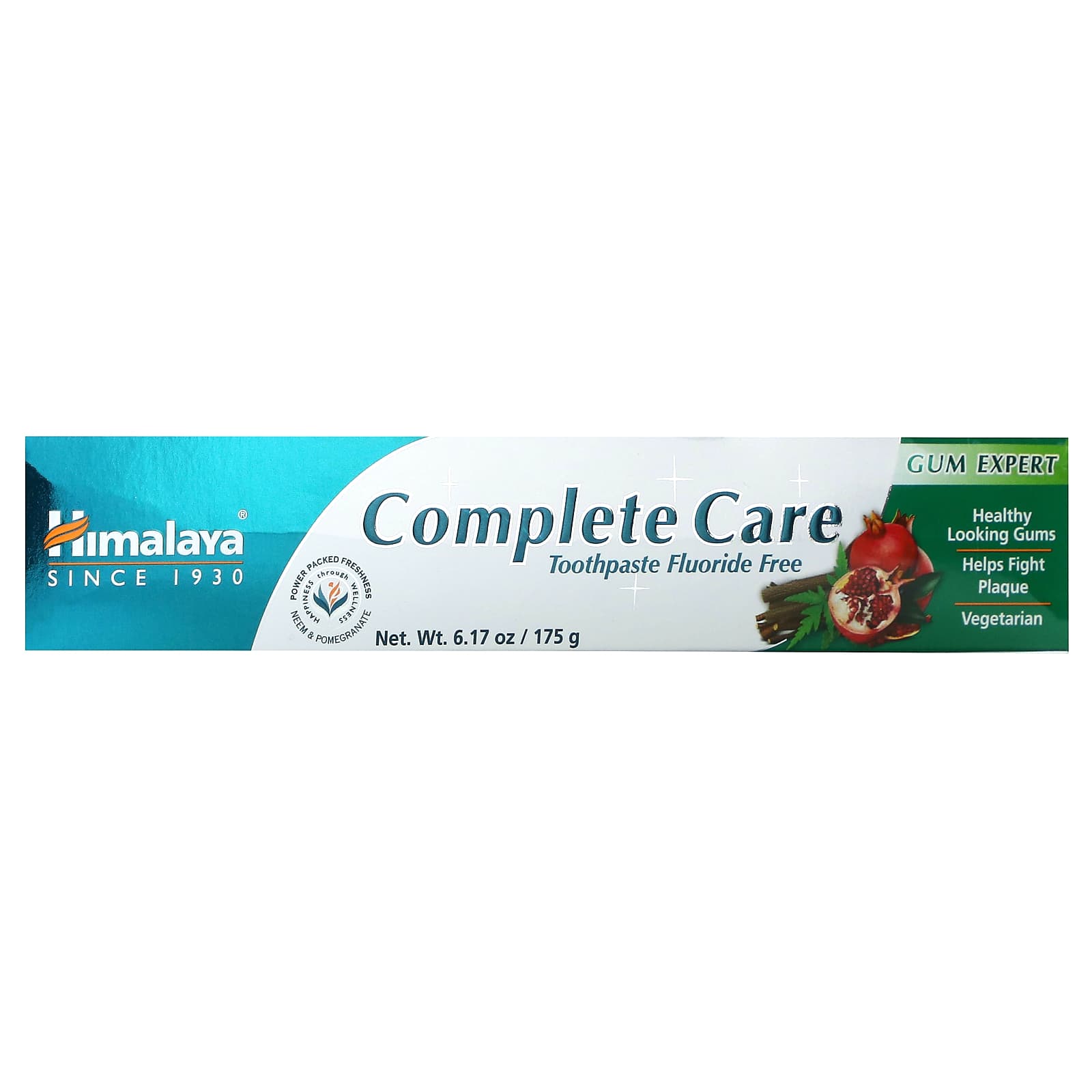 Himalaya, Complete Care Toothpaste Fluoride Free, Neem & Pomegranate, 6 ...