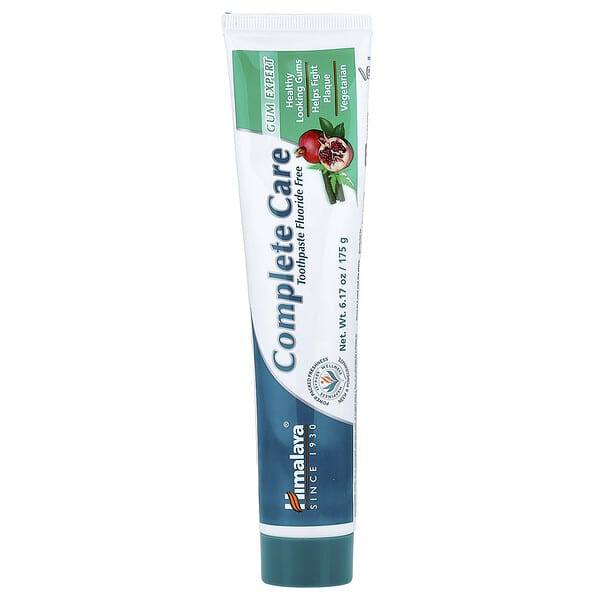 Himalaya, Complete Care Dentifrice sans fluor, Neem et grenade, 175 g