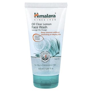 Himalaya, Pencuci Muka Lemon Clear Minyak, Untuk Kulit Berminyak hingga Gabungan, 5.07 fl oz (150 ml)