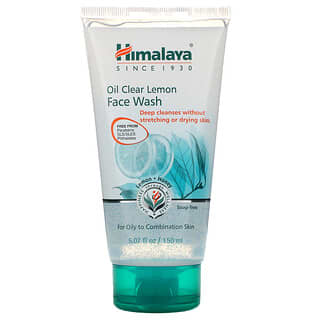 Himalaya, Limpiador facial con limón y sin aceite, para piel grasa, 5,07 fl oz (150 ml)