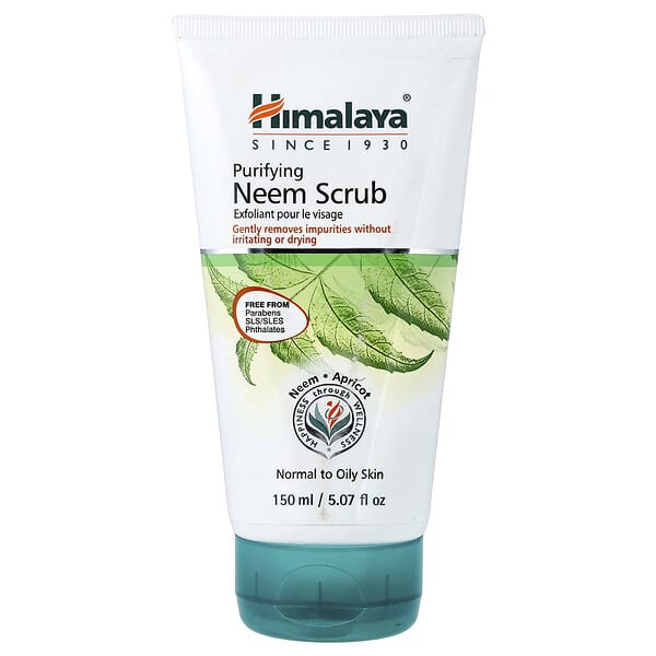 Himalaya, Purifying Neem Scrub, Normal to Oily Skin, 5.07 fl oz (150 ml)