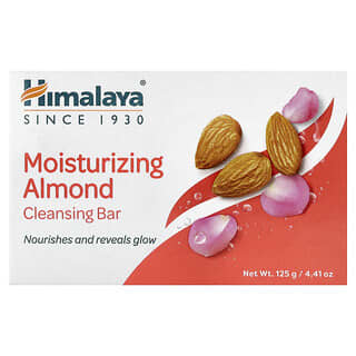 Himalaya, 모이스처라이징 클렌징 바 비누, 아몬드 향, 125g(4.41oz)  