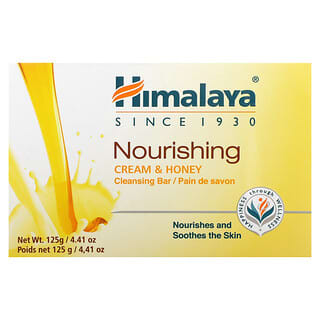 Himalaya, Nourishing Cleansing Bar Soap, Cream & Honey, 4.41 oz (125 g)