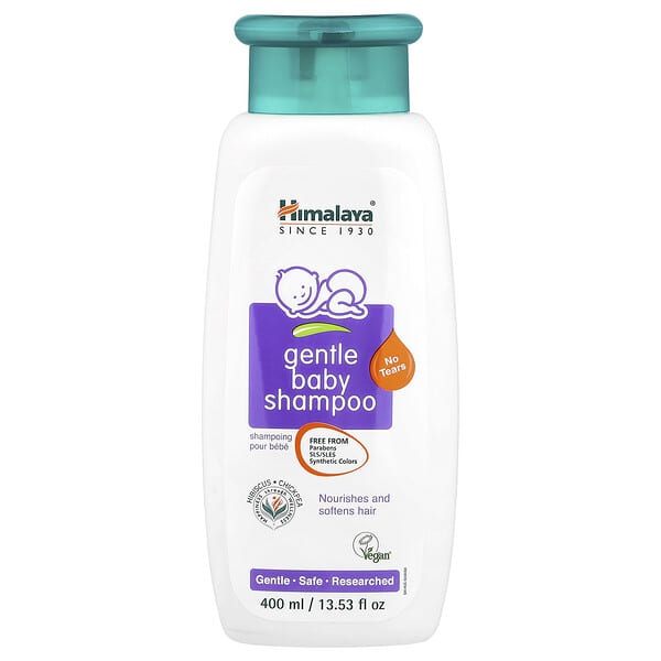 Himalaya, Gentle Baby Shampoo, Hibiscus and Chickpea, 13.53 fl oz (400 ml)