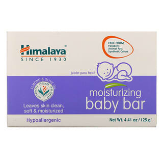 Himalaya, Pain de savon hydratant pour bébés, 4.41 oz (125 g)