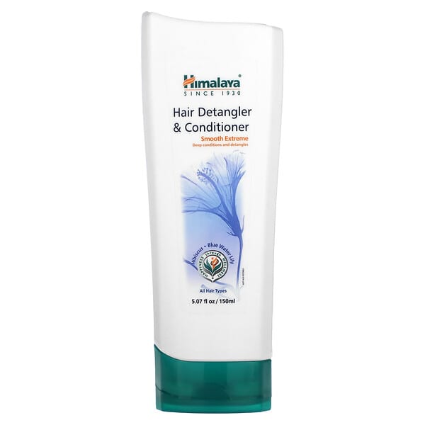 Himalaya, Hair Detangler & Conditioner, All Hair Types, Hibiscus and Blue Water Lily, 5.07 fl oz (150 ml)