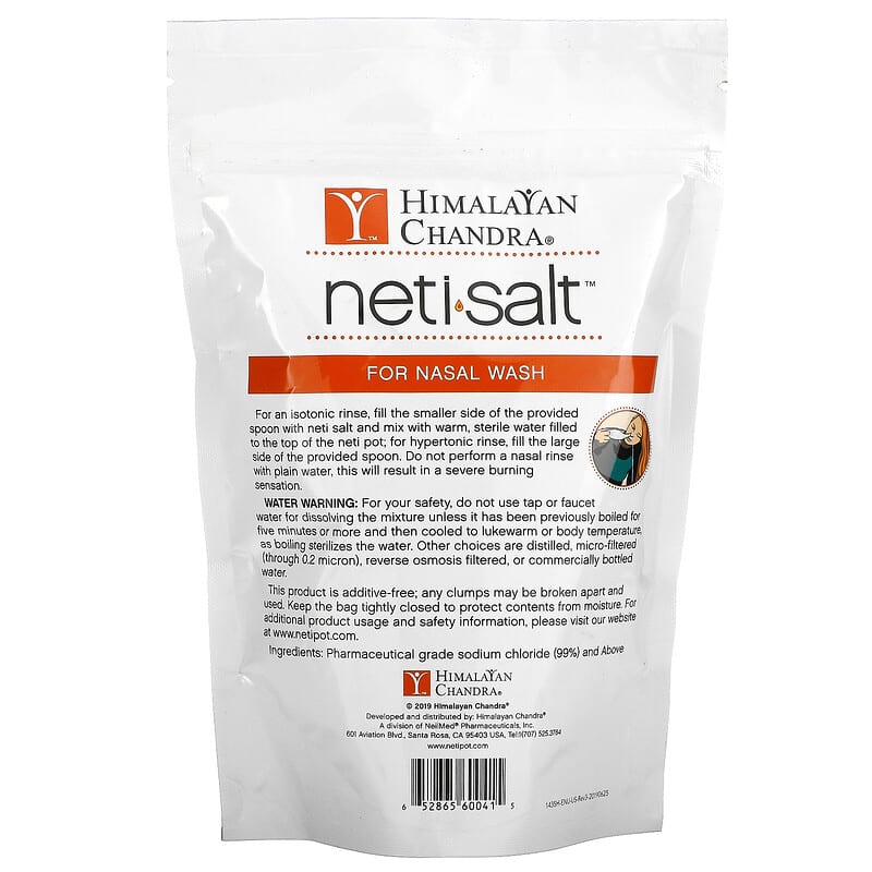 Neti Salt, Salt for Nasal Wash, 1.5 lbs (680.3 g)