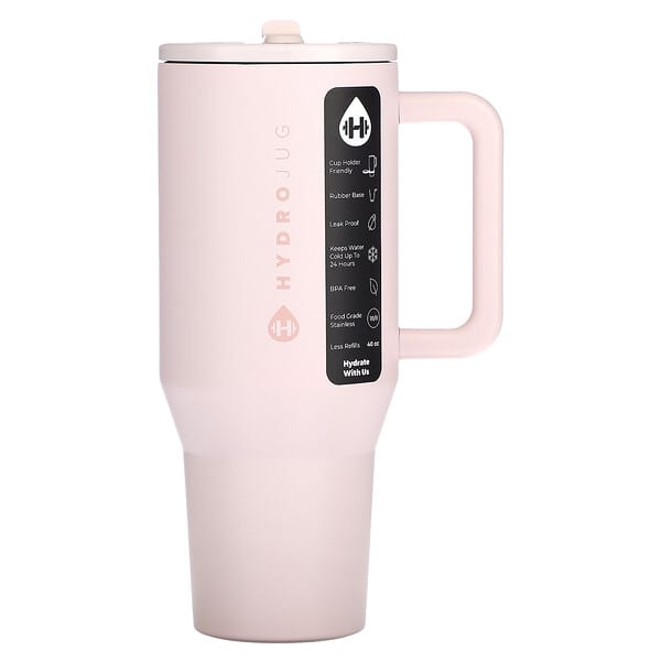 HydroJug, Traveler Tumbler，粉沙，40 盎司