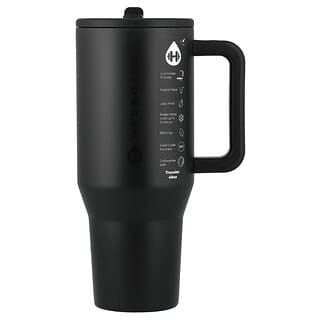 HydroJug, Vaso para viajeros, Negro, 40 oz