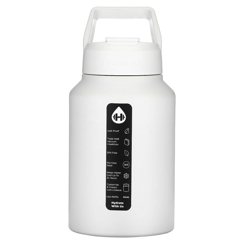 HydroSHKR Tumbler Cup, White, 24 oz (700 ml)