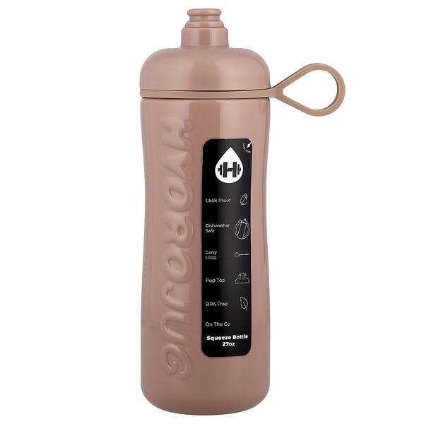 HydroJug, 擠壓瓶，淡紫色，27 盎司