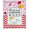 British Rose Hydrating Beauty Mask, 1 Sheet, 25 ml