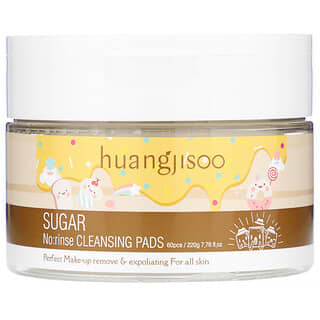 Huangjisoo, Sugar, No: Rinse Cleansing Pads, 60 Pads, 7.76 oz (220 g)