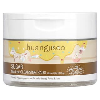 Huangjisoo, Sugar, No: Rinse Cleansing Pads, 60 Pads, 9.70 oz (275 g)