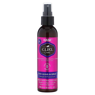 Hask Beauty, Curl Care, Spray Leave-In 5 em 1, 175 ml (6 fl oz)