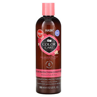 Hask Beauty, Cuidado del color, Acondicionador protector del color, Producto elaborado con aceite de rosa, Peace`` 355 ml (12 oz. Líq.)