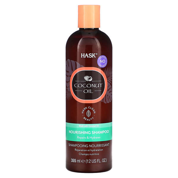 Hask Beauty, 椰子油，滋養洗髮水，12 液量盎司（355 毫升）