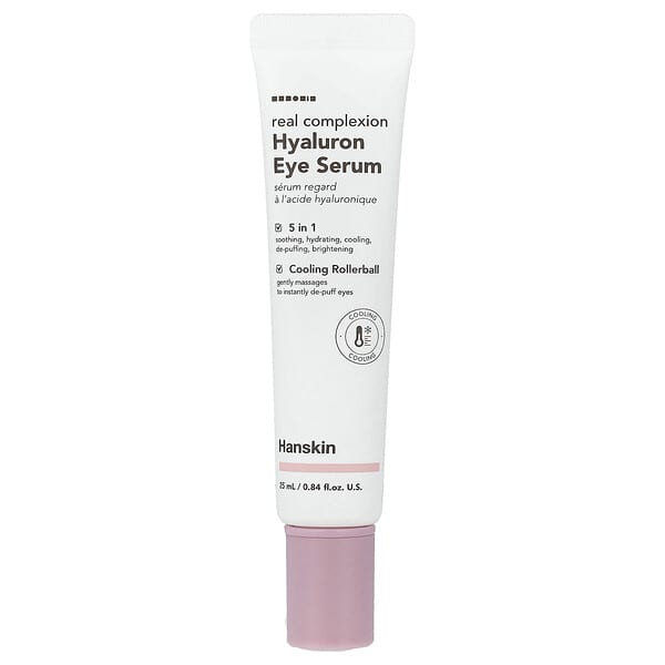 Hanskin, 리얼 컴플렉션, 히알루론 아이 세럼, 25ml(0.84fl oz)