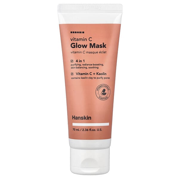 Hanskin, 비타민C 글로우 뷰티 마스크, 70ml(2.36fl oz)