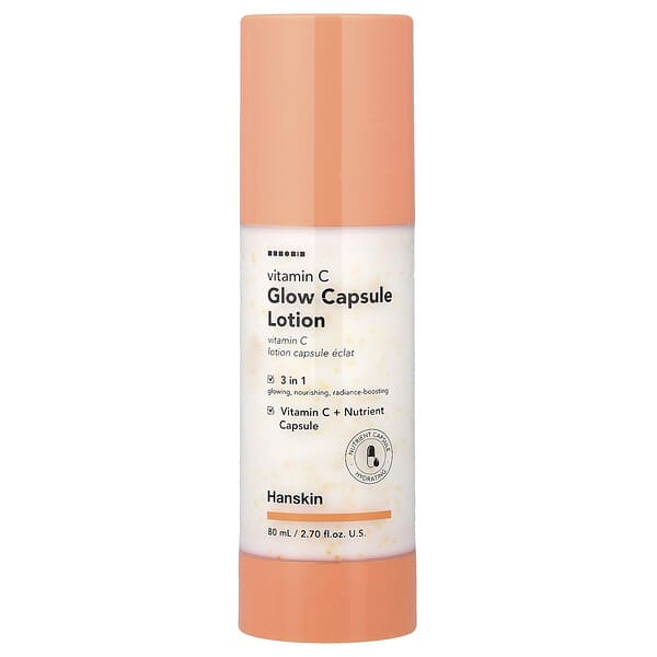 Hanskin, 비타민C 글로우 캡슐 로션, 80ml(2.7fl oz)