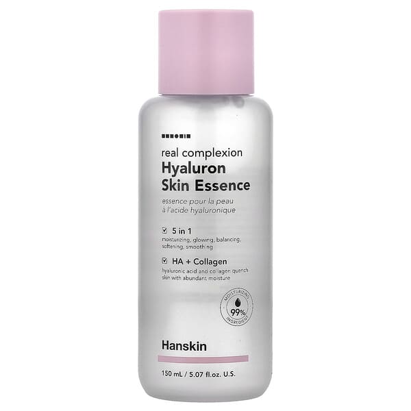 Hanskin, 리얼 컴플렉션, 히알루론 스킨 에센스, 150ml(5.07fl oz)