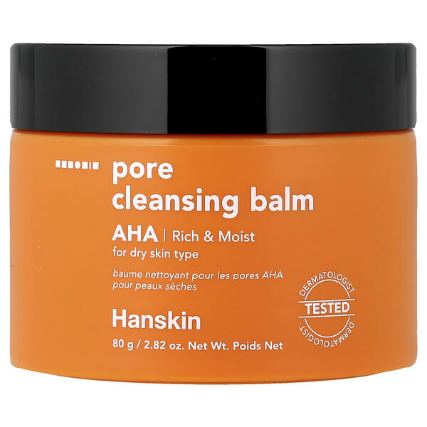 Hanskin, 모공 클렌징 밤, AHA, 80g(2.82oz)