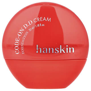 Hanskin, Code-On, тональна основа, 21N світло-бежевий, 35 мл (1,18 рідк. унції)