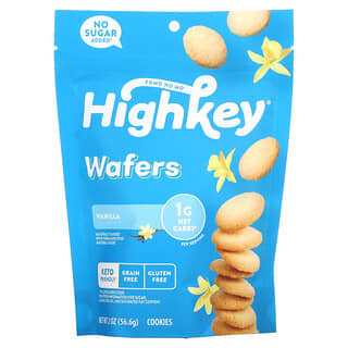 HighKey, Wafers, Vanilla, 2 oz (56.6 g)