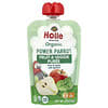 Holle, Organic Fruit & Veggie Puree, Power Parrot, 6+ Months, Pear & Apple With Spinach, 3.5 oz (100 g)