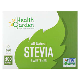 Health Garden, Натуральный подсластитель на основе стевии, 100 пакетиков по 1 г