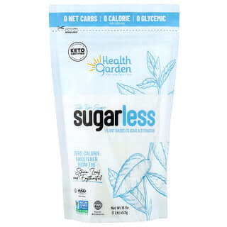 Health Garden, Mistura adoçante com eritol-estévia sem açúcar, 453 g